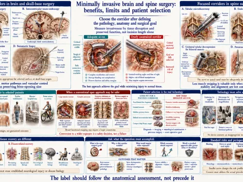 Minimally Invasive Brain and Spine Surgery: Potential Benefits, Limits and Patient Selection