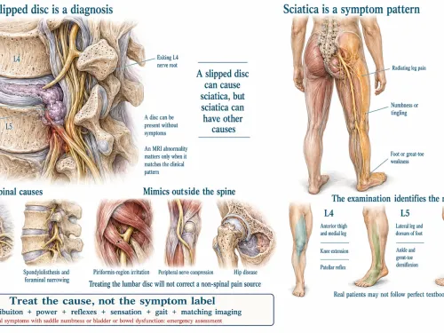 Slipped Disc vs Sciatica: What Is the Difference?